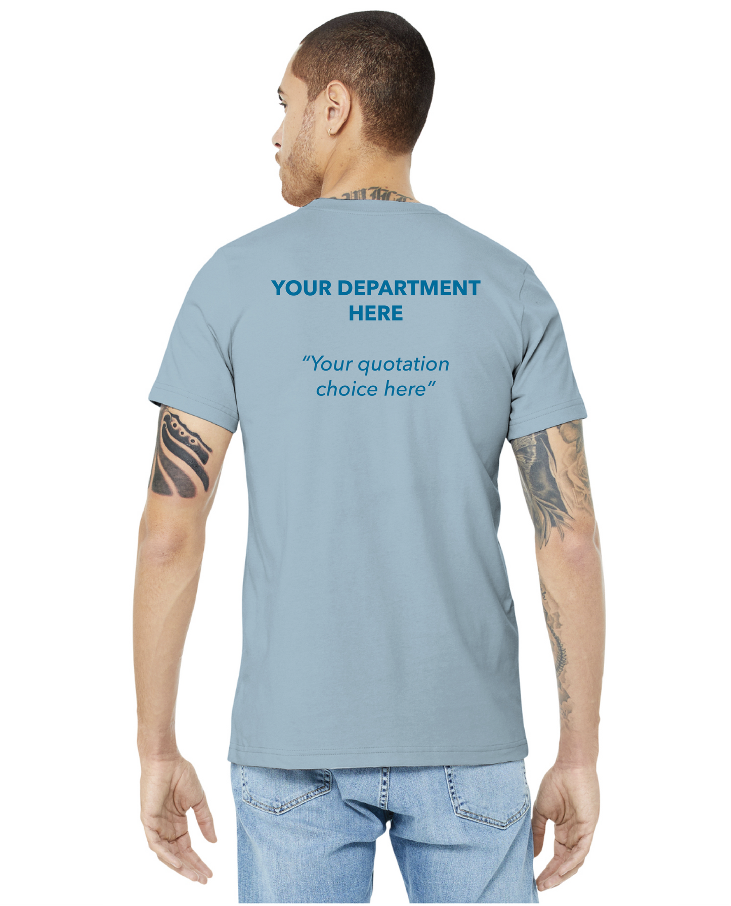 OurKP Experience Custom Department T-Shirts - Light Blue